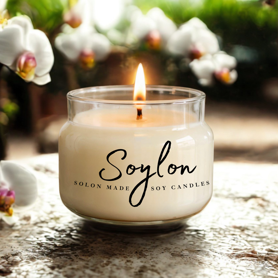 Soylon 2 Wick Candle Orchids and Sea Salt