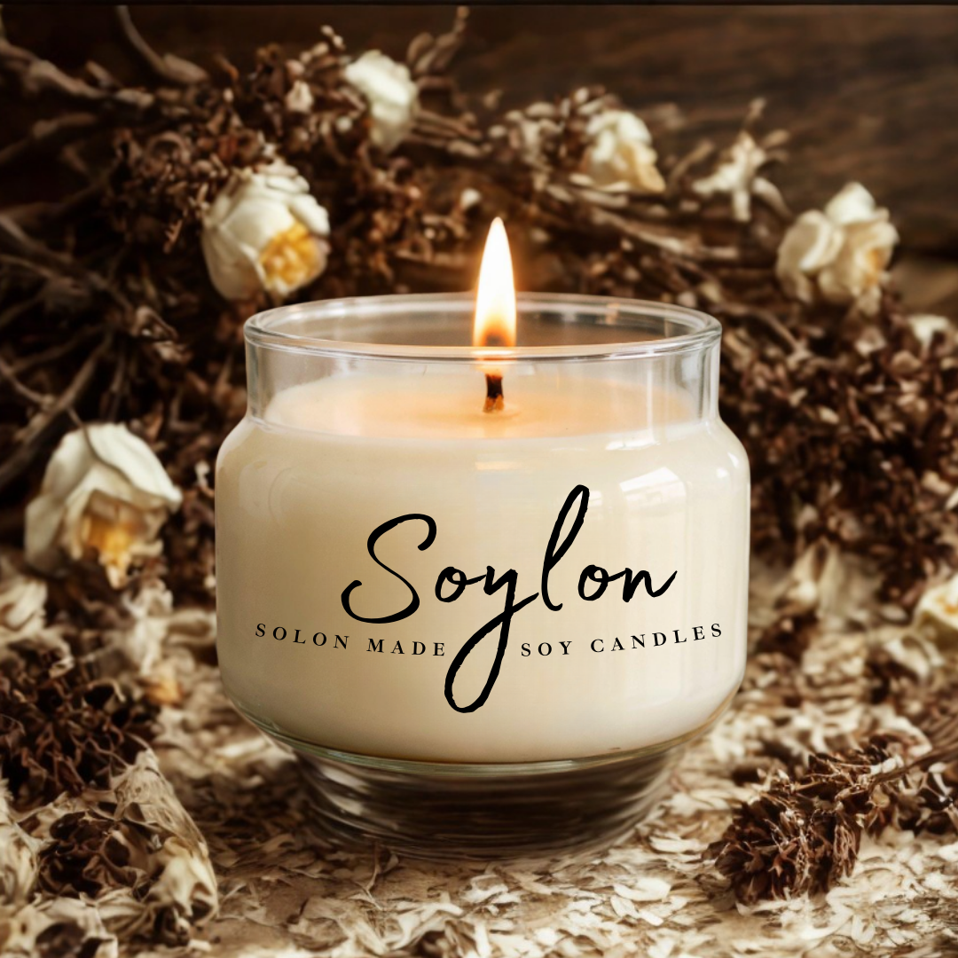Soylon 2 Wick Candle Vanilla Potpourri