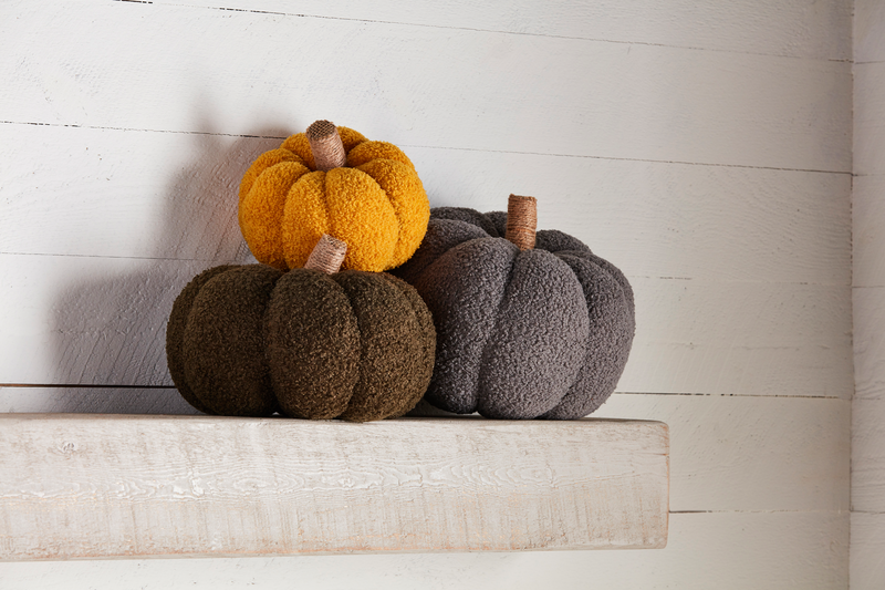 Small Shearling Pumpkin