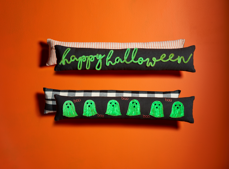 GHOST GLOW IN DARK ROPE PILLOW