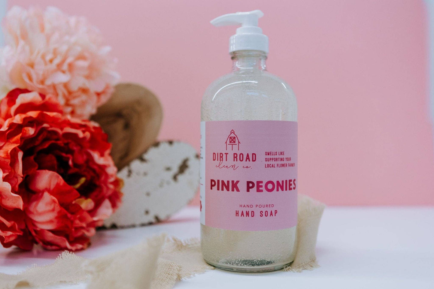 Dirt Road Candle Co - Pink Peonies Hand Soap