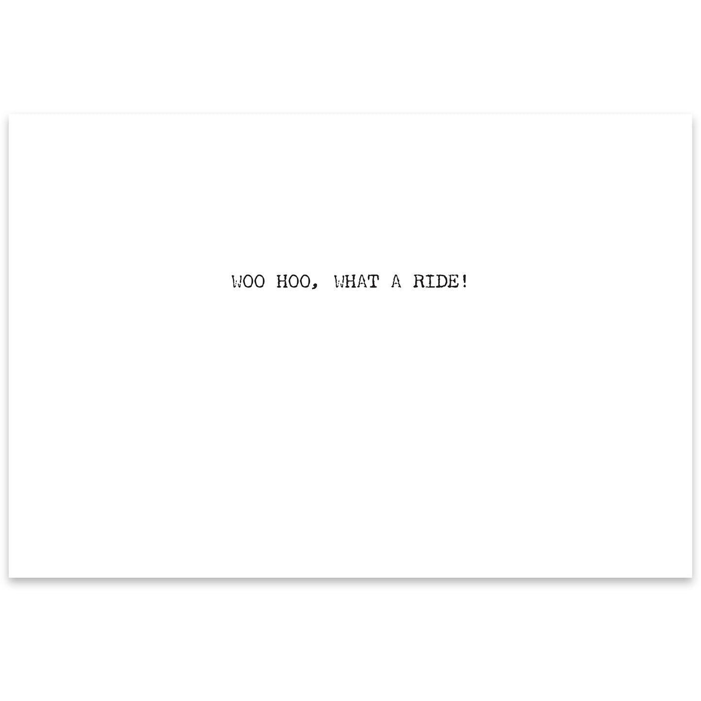 Greeting Card - Woo Hoo