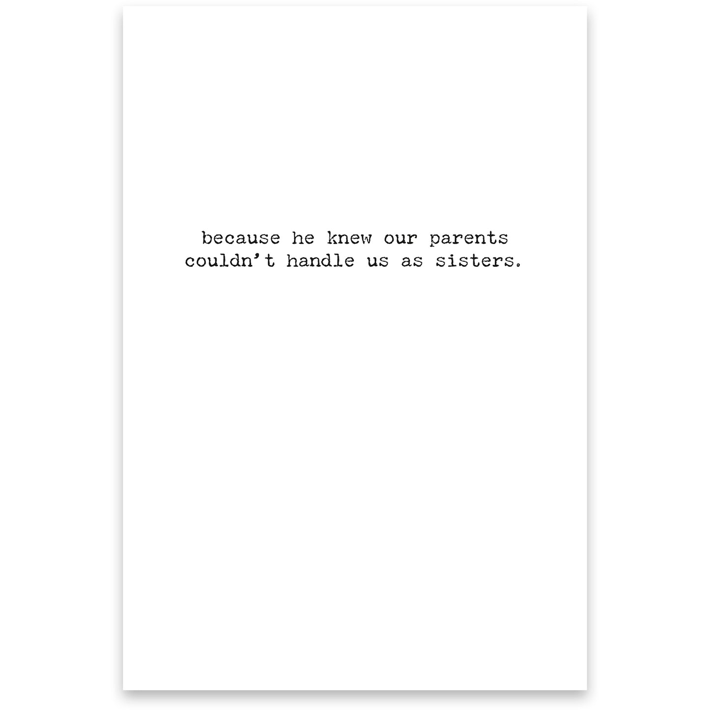 Greeting Card - God Made Us Friends