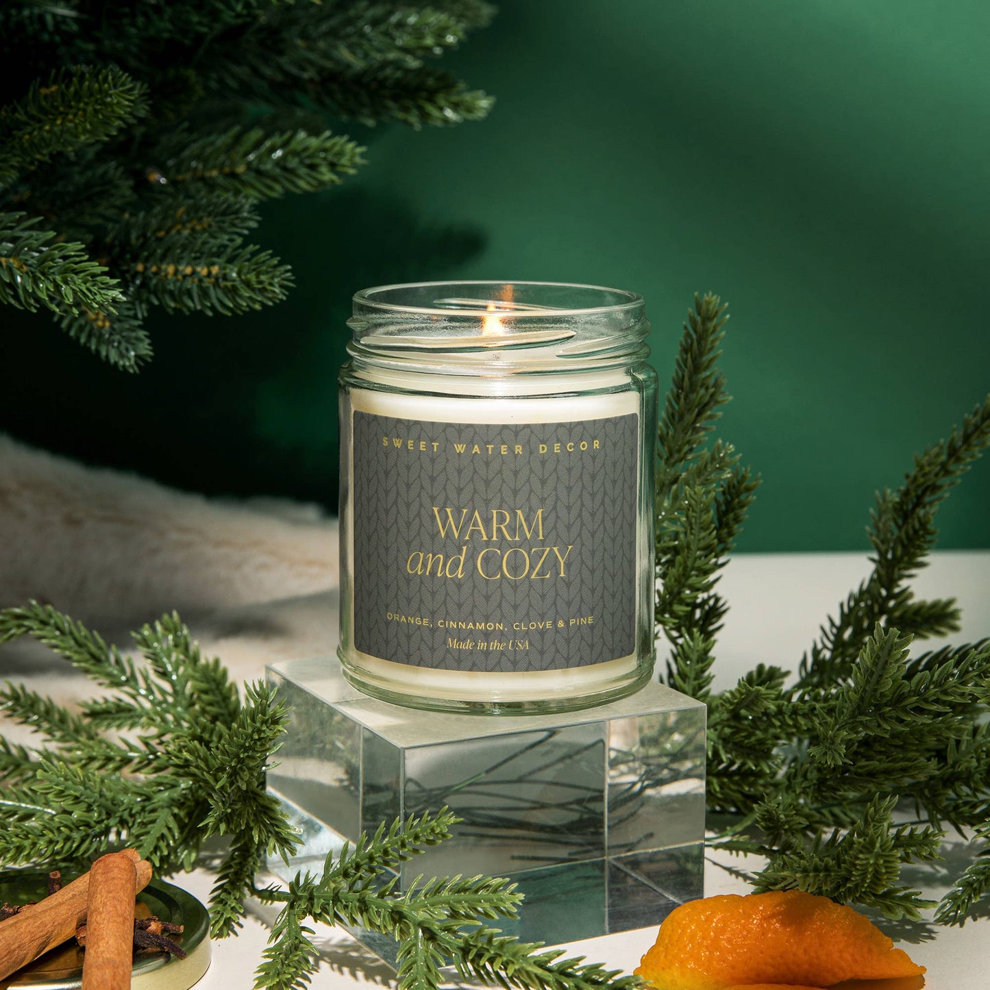 Warm and Cozy 9 oz Soy Candle