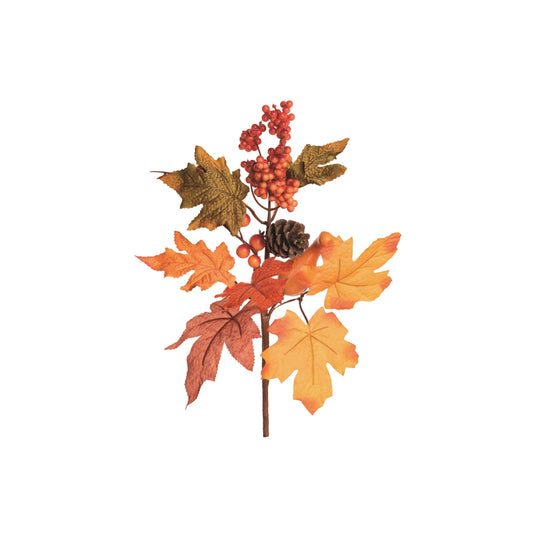 Fall/Harvest Small Harvest Leaf & Berry Spray