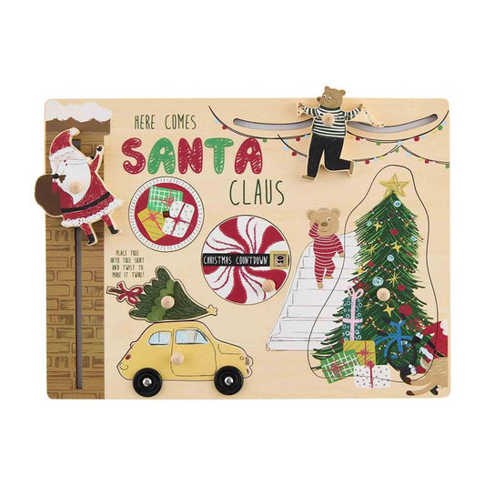 SANTA CLAUS BUSY BOARD PUZZLE