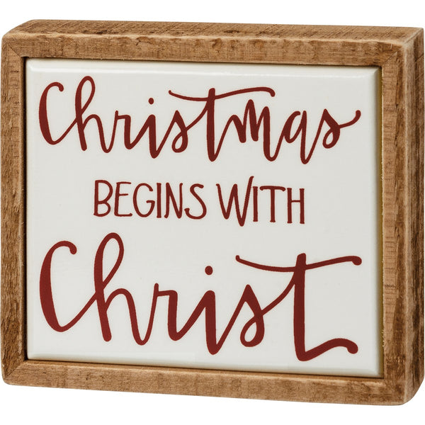 Christmas Begins with Christ Mini