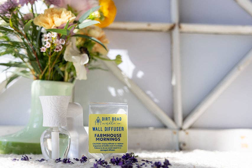Dirt Road Candle Co - Farmhouse Mornings Wall Diffuser Refill