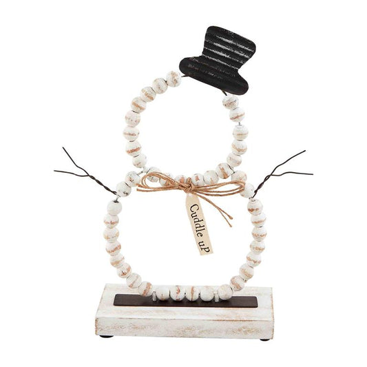 SM BEADED SNOWMAN SITTER