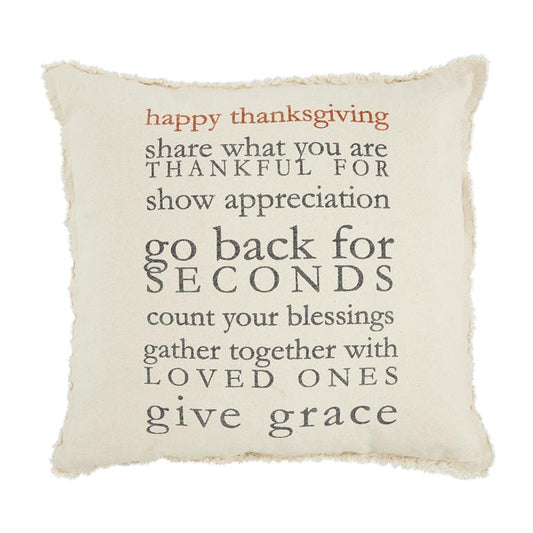 THANKSGIVING RULES PILLOWS