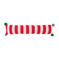 RED LONG SKINNY KNIT PILLOW