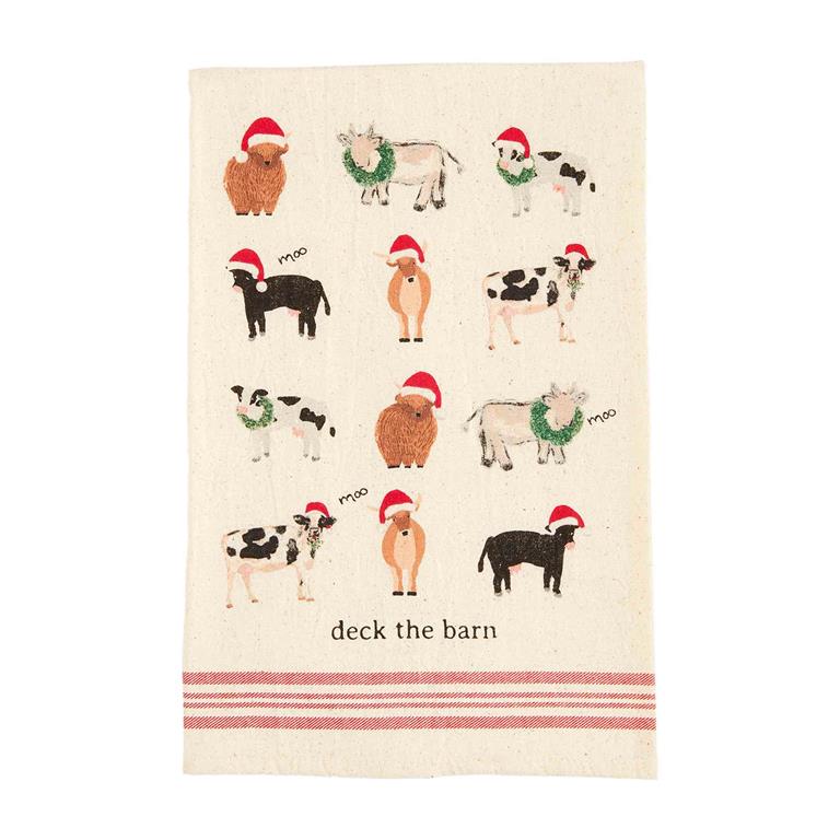 DECK THE BARN TOWEL