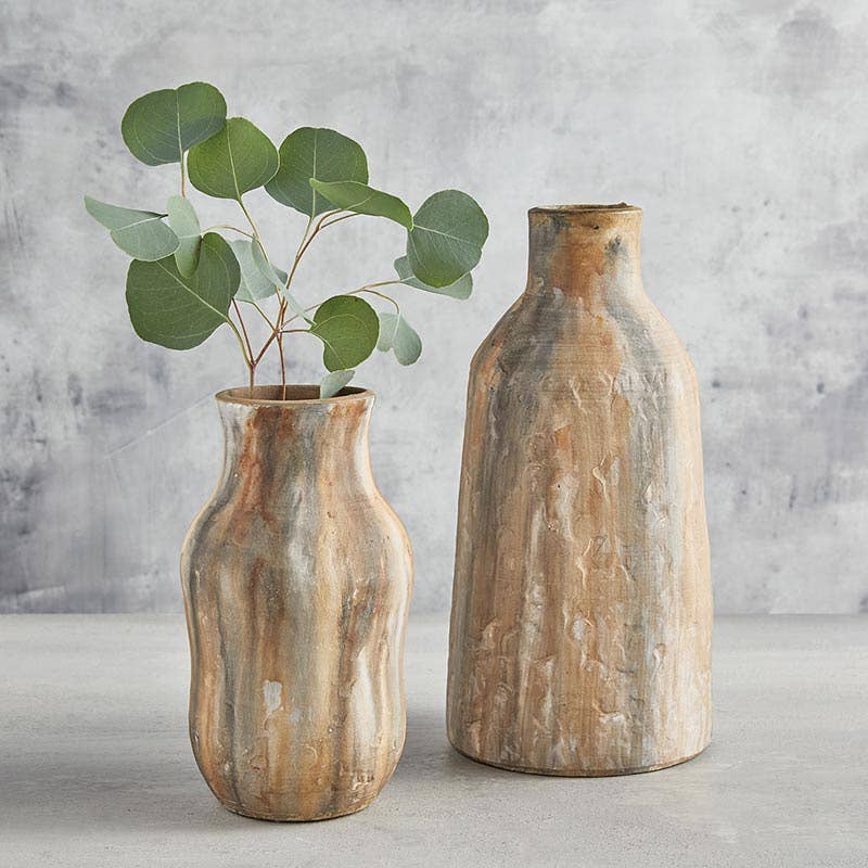 Angle - Painted Wide Vase - Set of 2