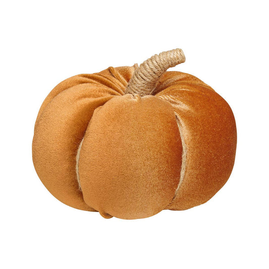 Med. Saddle Velvet Fall Pumpkin