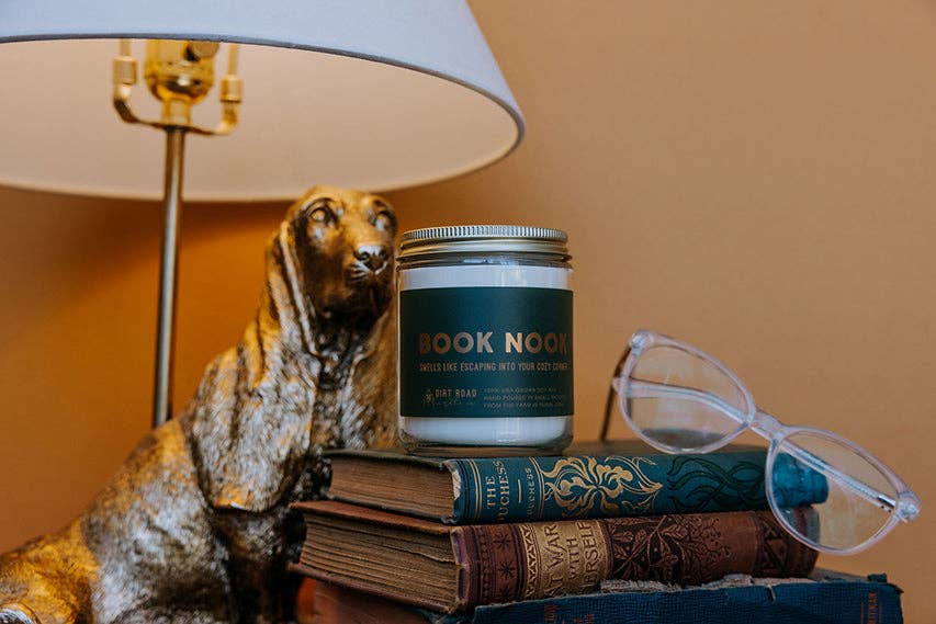 Dirt Road Candle Co - Book Nook Candle: 8 oz Candle