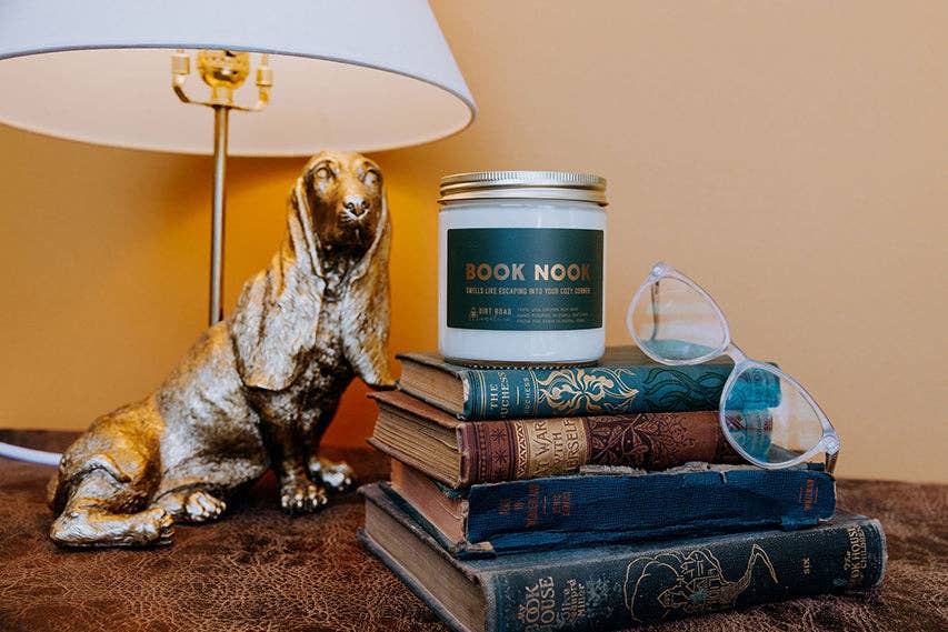 Dirt Road Candle Co - Book Nook Candle: 8 oz Candle