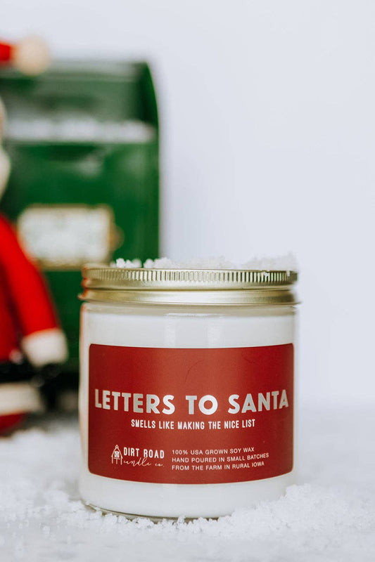 Dirt Road Candle Co - Letters To Santa Candle: 16 oz Candle