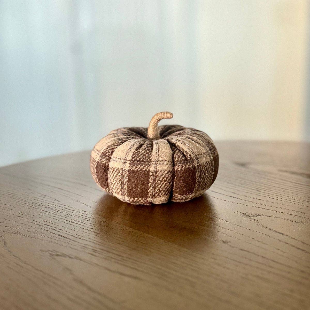 Large Montana Plaid Pumpkin