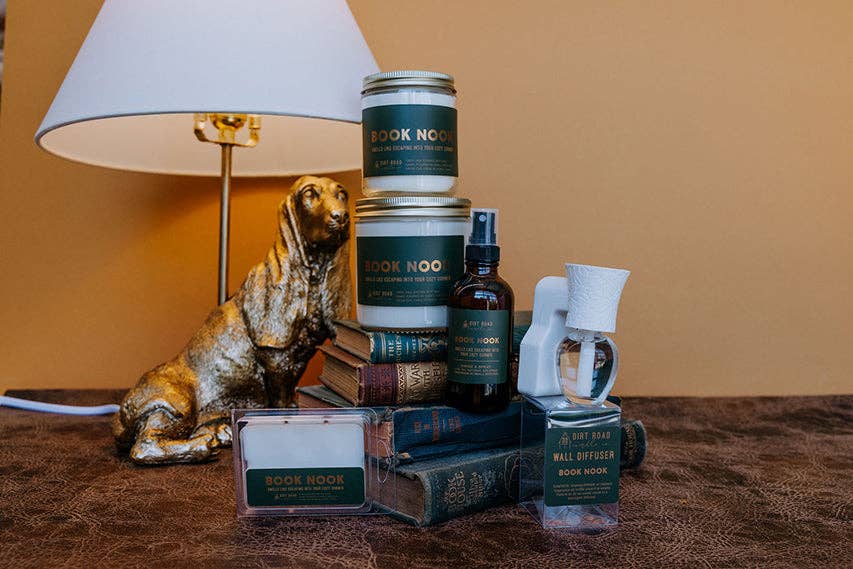Dirt Road Candle Co - Book Nook Candle: 8 oz Candle