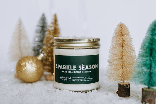 Dirt Road Candle Co - Sparkle Season Candle: 16 oz Candle