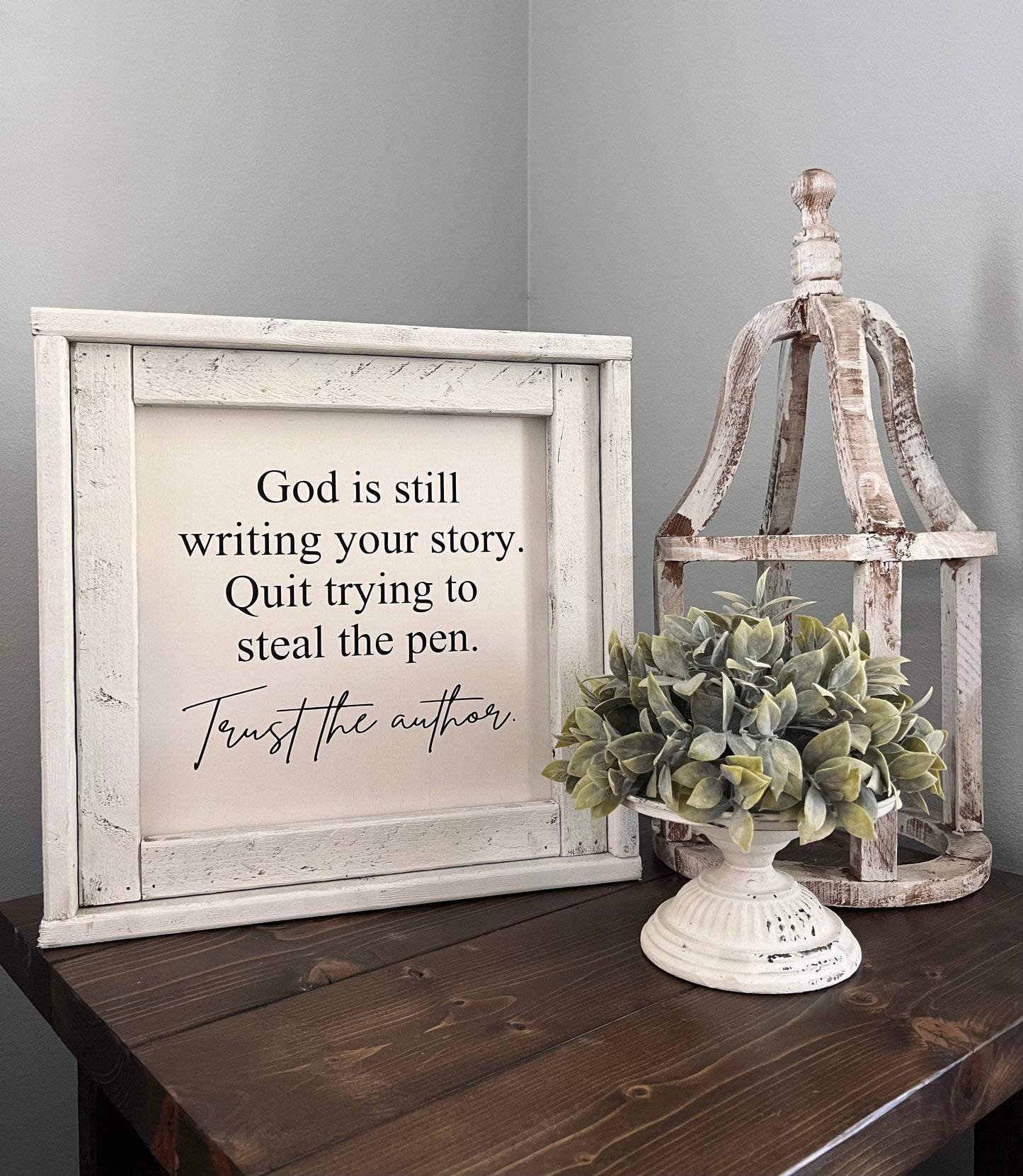 The Blonde Barn - God is still writing your story - trust the author