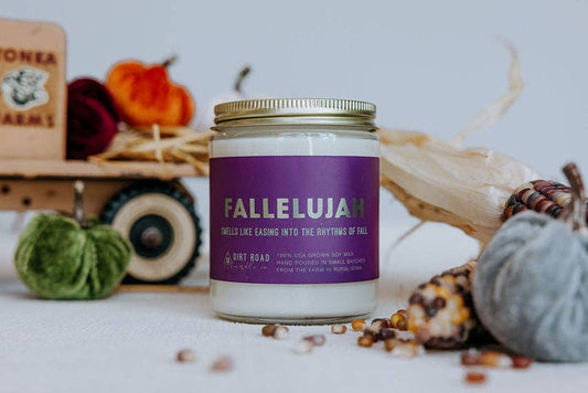 Dirt Road Candle Co - Fallelujah Candle: 8 oz Candle