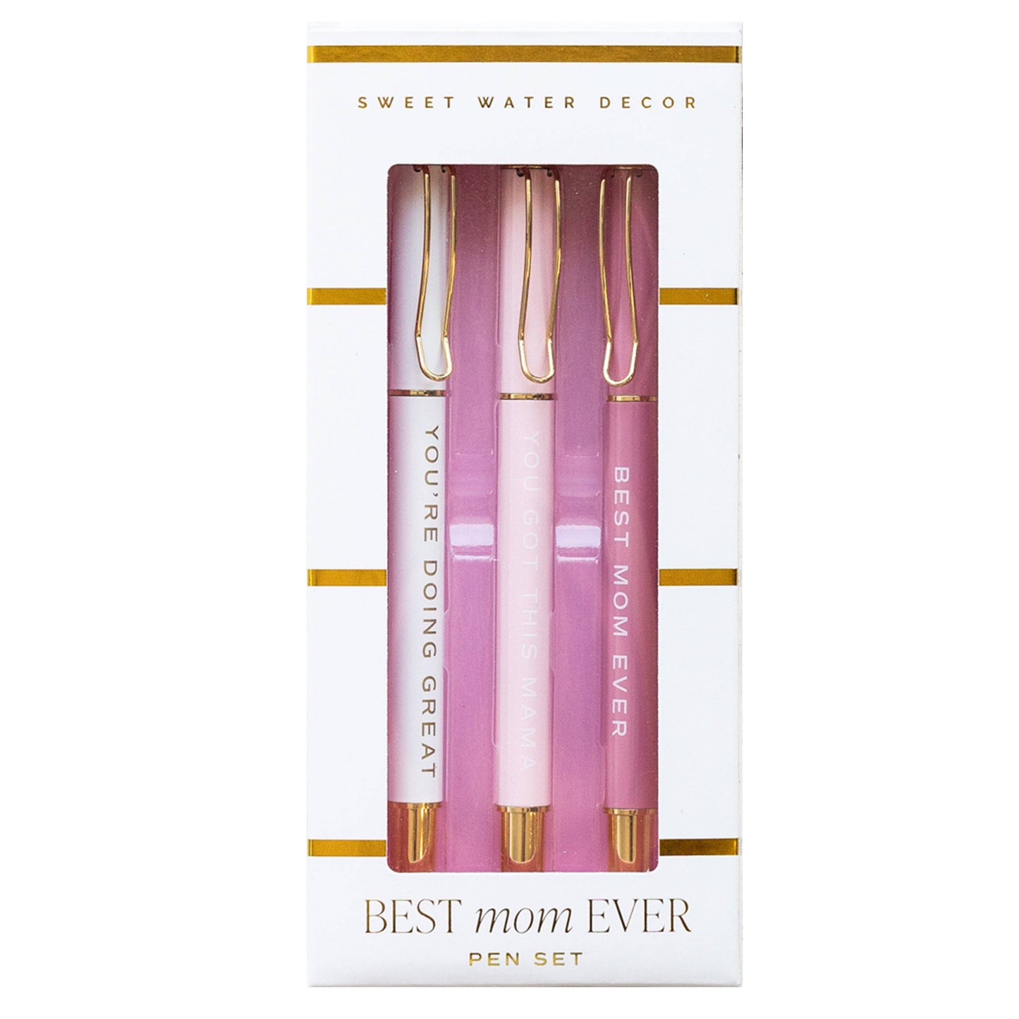 Best Mom Ever Metal Pen Set - Home Decor & Gifts