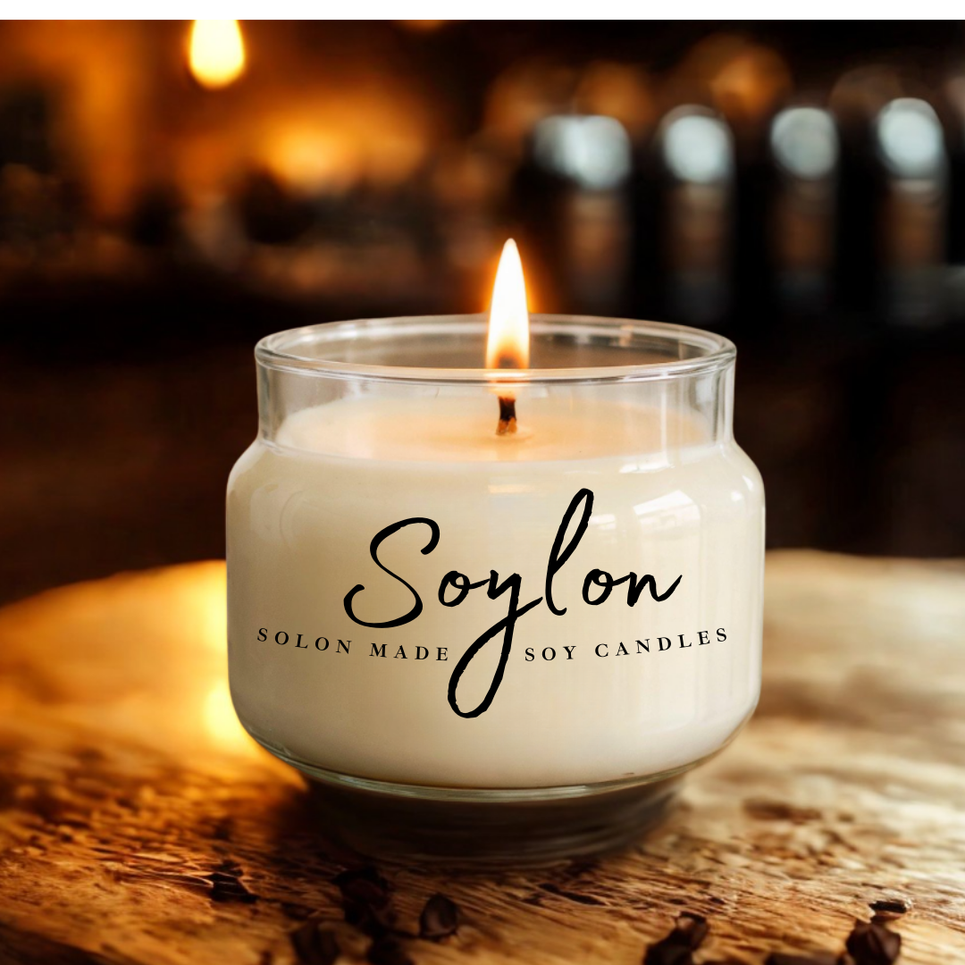 Soylon 2 Wick Candle Cozy Coffee House