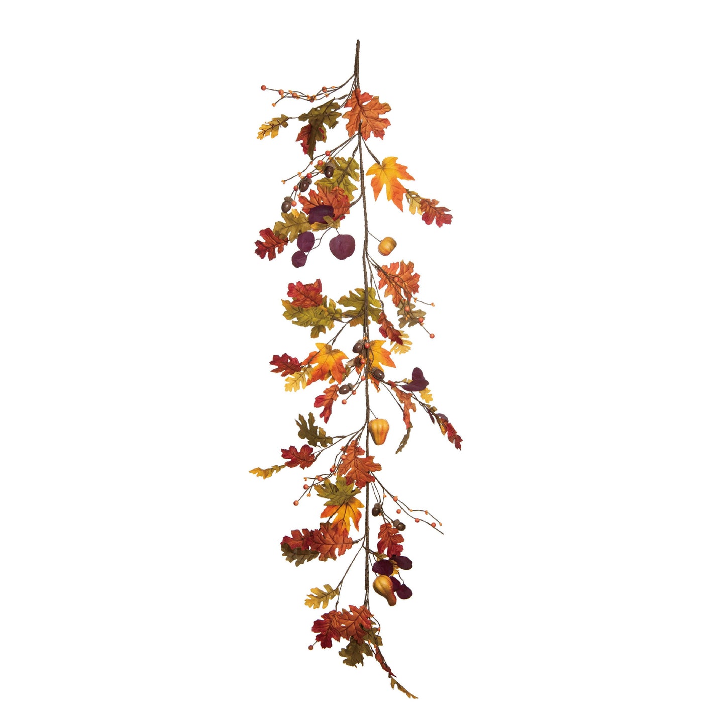 Fall/Harvest Assorted Fall Leaves Garland: Polyester