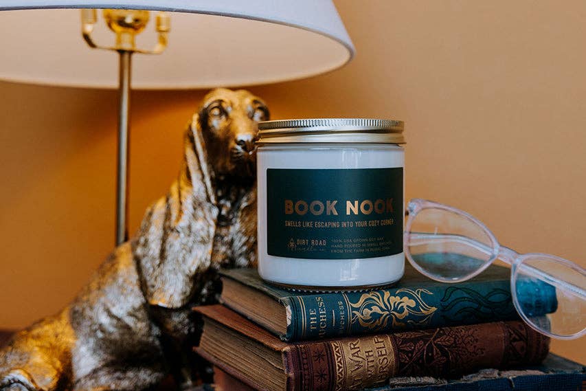 Dirt Road Candle Co - Book Nook Candle: 8 oz Candle