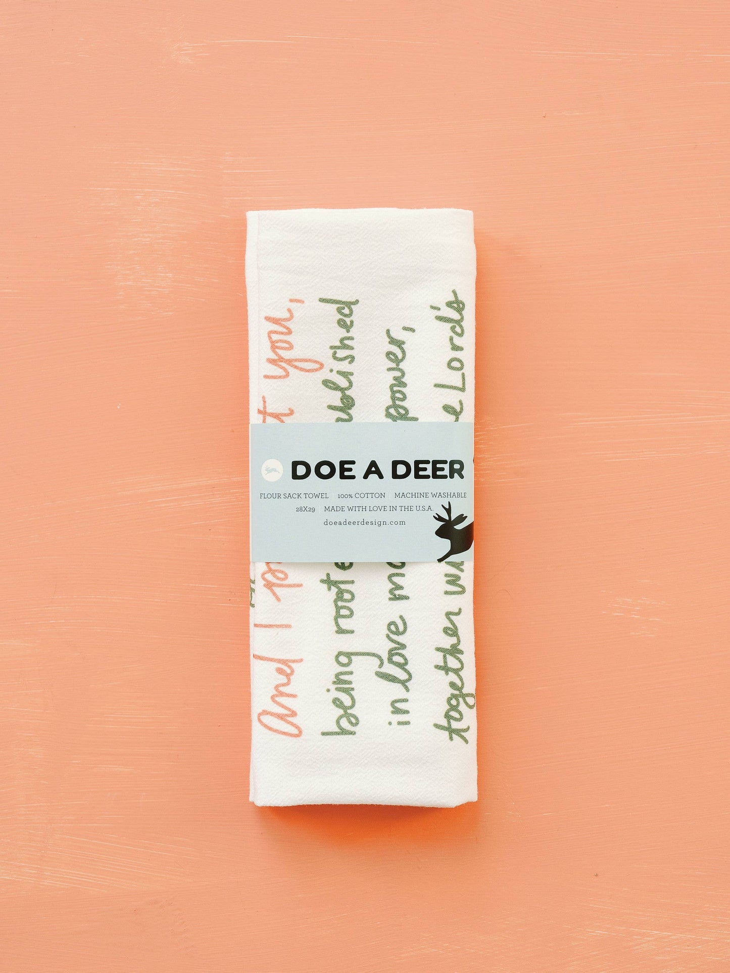 Doe A Deer - Love of Christ Towel