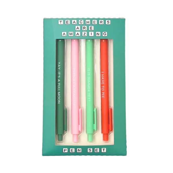 Aspen Lane - Teachers are Amazing Pen Set Gift | Teacher Appreciation