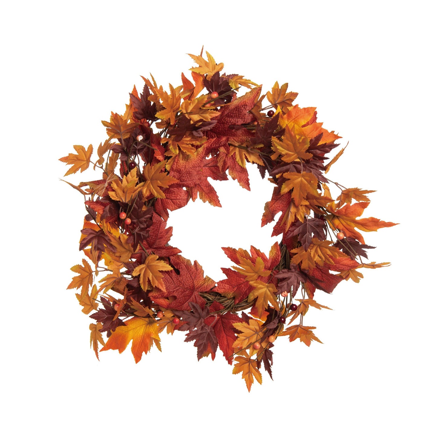 Harvest Fall Leaves Wreath