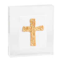 SMALL ACRYLIC CROSS PLAQUE