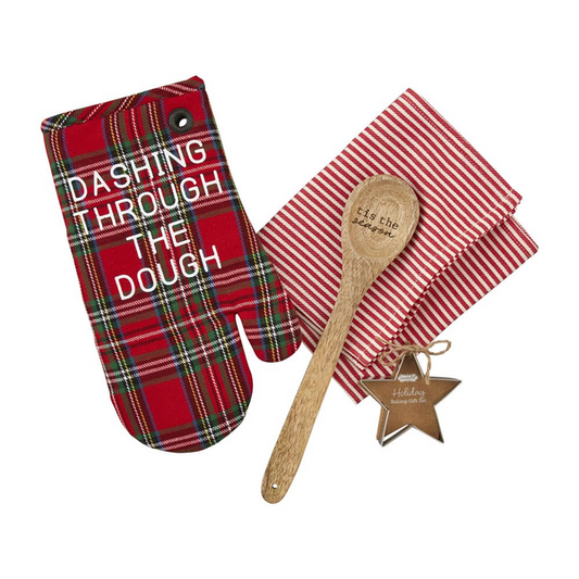 DASHING OVEN MITT TOWEL SET