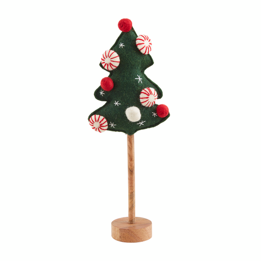 MED FELT POM POM TREE SITTER