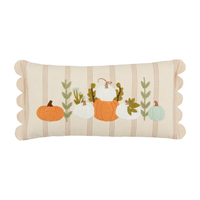 LUMBAR SCALLOP PUMPKIN PILLOW