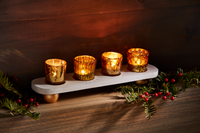 Gold Votive Display Set