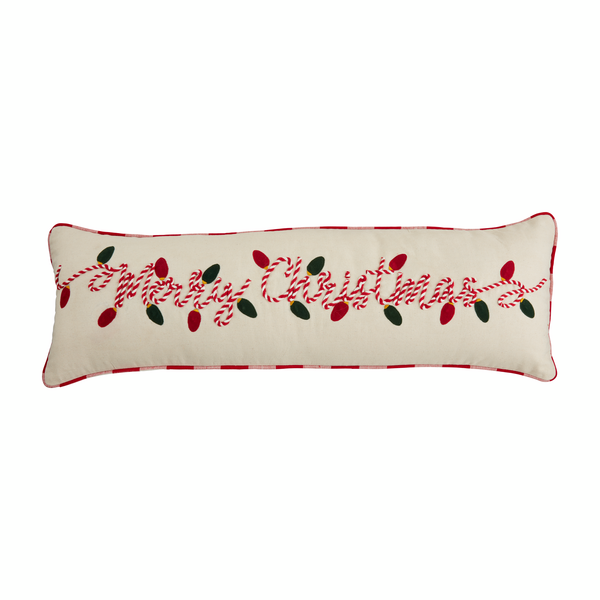 Light-Up Christmas Lights Pillow