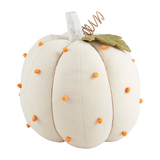 CREAM DOTTED STUFFED PUMPKIN