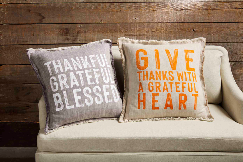 Thankful Fringe Pillow