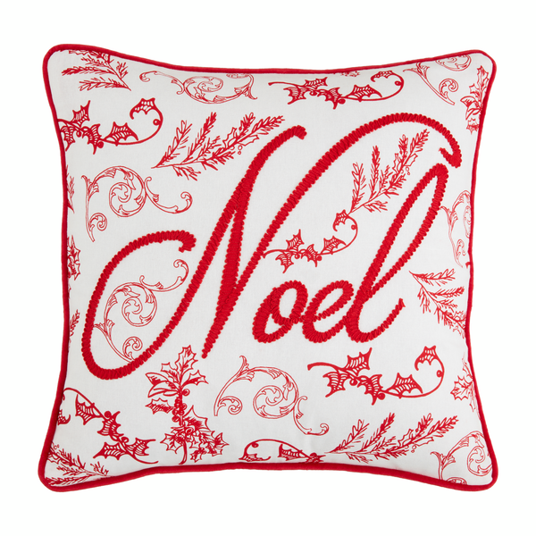 Noel Toile Pillow