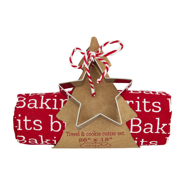 Baking Spirits Towel & Cookie Cutter Set 1