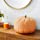 Large Orange Felted Wool Pumpkin