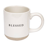 Blessed Stoneware Coffee Mug