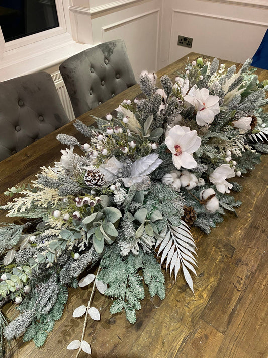 Luxe Christmas Decor, Christmas Table Decor, Christmas: 3 Ft long