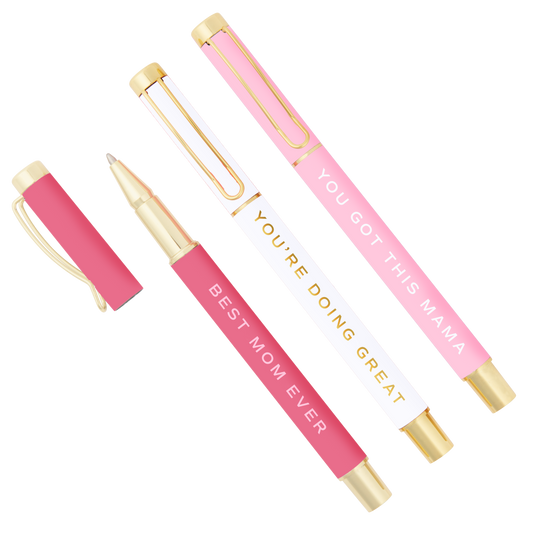 Best Mom Ever Metal Pen Set - Home Decor & Gifts