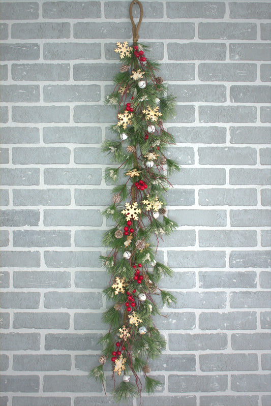 Wholesale Home Decor - Sleigh Bells 4ft Garland