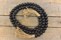 Wholesale Home Decor - Black Beaded Garland 60in